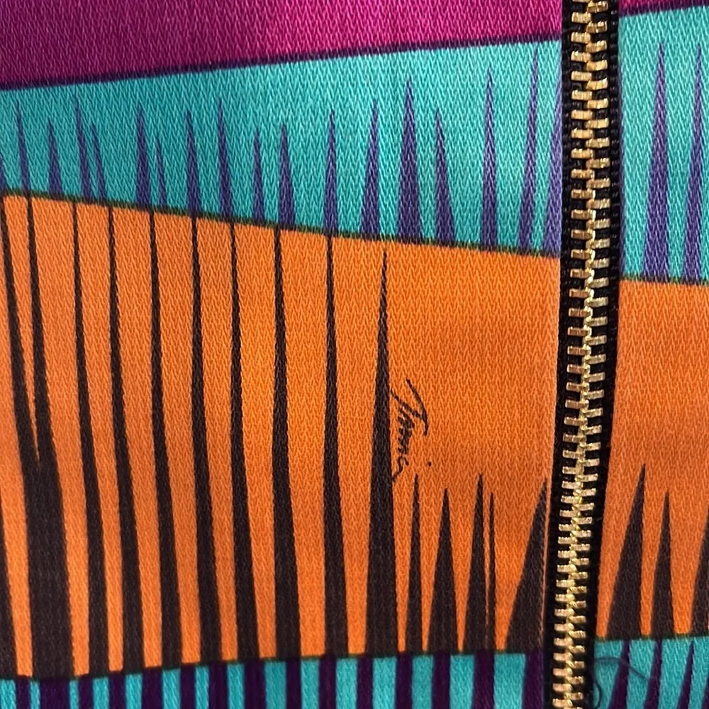 Trina Turk Multicolor Striped Crop Top Collaboration with Anthropologie - Picture 4 of 6